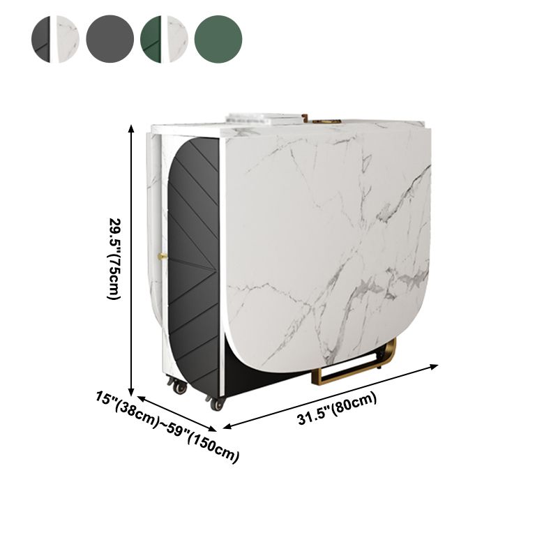Contemporary Drop-Leaf Dining Room Collection Oval Furniture ,15"L x 31.5"W x 29.5"H Clearhalo ' dining_table' 'Dining Tables & Seating' 'Dining Tables' 'furn' 'furn_dining_table' 'Furniture' 'furniture_dining_table' 'Kitchen & Dining Furniture' 'kitchen&dining_furn' 'kitchen' 'kitchen_dining_table' 1200x1200_f4d48f2b-4770-49c1-bc12-ebc8be0158f0