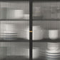 42'' Height Buffet Server Glass 2 Doors Metal Frame Dining Server for Living Room Clearhalo 'buffet_sideboard' 'Buffets & Sideboards' 'furn' 'furn_buffet_sideboard' 'Furniture' 'Kitchen & Dining Furniture' 1200x1200_f4d75a7a-3c6f-415d-bb5e-4a1831928c27