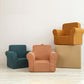 Modern Style Fabric Armrest Buffer Back Imitation Leather Arm Chair