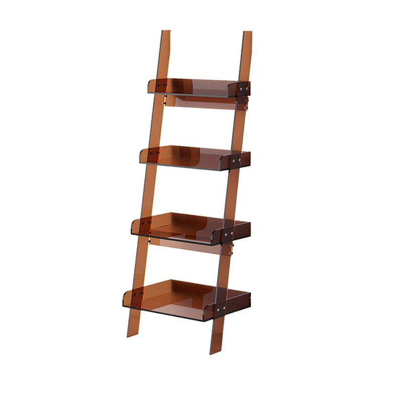 Hedendaagse acrylboekenkast Standaard Open Back -boekenplank met planken