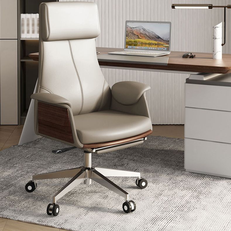 Contemporary Executive Chair Wayfair Basics High Back Swivel with Wheels Ergonomic Chair Clearhalo 'furn' 'furn_office_chair' 'Furniture' 'furniture_office_chair' 'Office Chairs' 'Office Furniture' 'office_chair' 1200x1200_f4dbf3ca-7d05-4d07-b0aa-59d7617d9e11