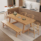 Modern massief houten meubels 1/2/3/4/5/6/7 PCS Standaardhoogte eetkamertafel set