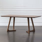 Round Wood Color Dining Table Solid Wood Table Modern with Double Pedestal Clearhalo ' dining_table' 'Dining Tables & Seating' 'Dining Tables' 'furn' 'furn_dining_table' 'Furniture' 'furniture_dining_table' 'Kitchen & Dining Furniture' 'kitchen&dining_furn' 'kitchen' 'kitchen_dining_table' 1200x1200_f4dcc5f8-8892-4918-8217-97a6b755fc18