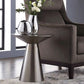 Mid-Century Side Table Metal Round Pedestal Living Room End Table Clearhalo 'Coffee & Accent Tables' 'End & Side Tables' 'end_side_tables' 'furn' 'furn_end_side_tables' 'Furniture' 'Living Room Furniture' 1200x1200_f4dce677-eebe-47c7-baad-31096f69ea0f