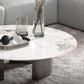 Glam Round Slate Cocktail Table Stainless Steel 3 Legs Coffee Table Clearhalo 'Coffee & Accent Tables' 'Coffee Tables' 'coffee_tables' 'furn' 'furn_coffee_tables' 'Furniture' 'Living Room Furniture' 1200x1200_f4ddfb83-68e7-4140-916b-91fc0c5a3e53