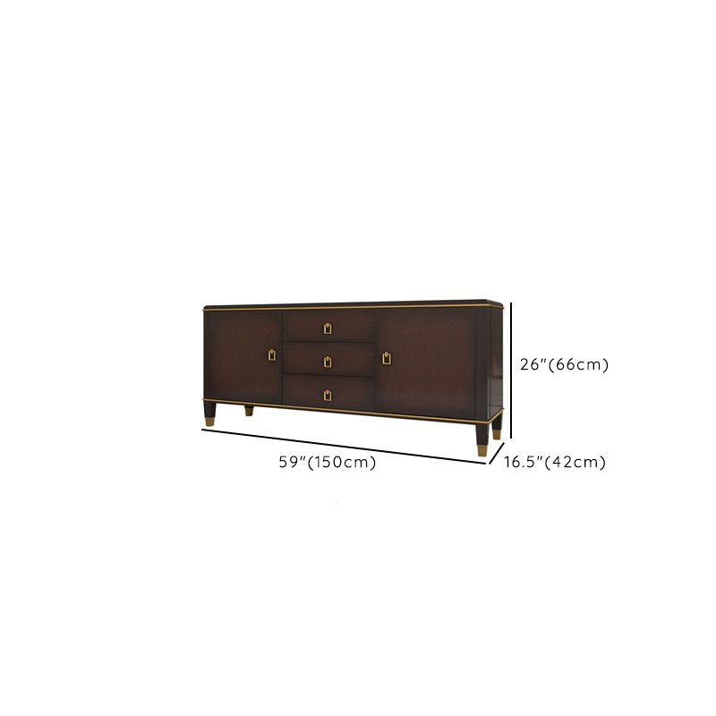Modern TV Stand Console Solid Wood TV Media Console with Drawers Clearhalo 'furn' 'furn_tv_stands_entertainment_centers' 'Furniture' 'Living Room Furniture' 'TV Stands & Entertainment Centers' 'TV Stands & Media Storage Furniture' 'tv_stands_entertainment_centers' 1200x1200_f4e0182a-e5a3-4f67-8c8a-30dfdd180e2f