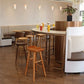 Industrial Style Bar-stool with Wooden Legs Saddle Seat Counter Stool for Kitchen Bar Clearhalo 'Bar Furniture' 'Bar Stools' 'bar_stools' 'furn' 'furn_bar_stools' 'furniture_bar_stools' 'Kitchen & Dining Furniture' 'kitchen&dining_furn' 'kitchen' 'kitchen_furn' Furniture' 1200x1200_f4e1c387-a5bd-42fc-8699-346f9cceceb8