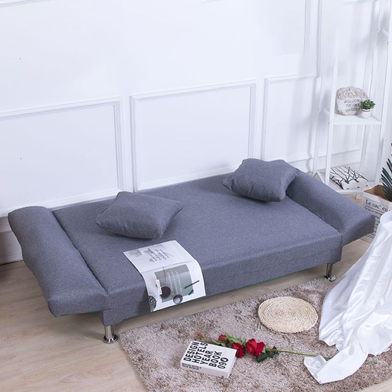 リネンコンテンポラリーアームレスコンバーチブルソファ折りたたみ式ソファー用のソファ