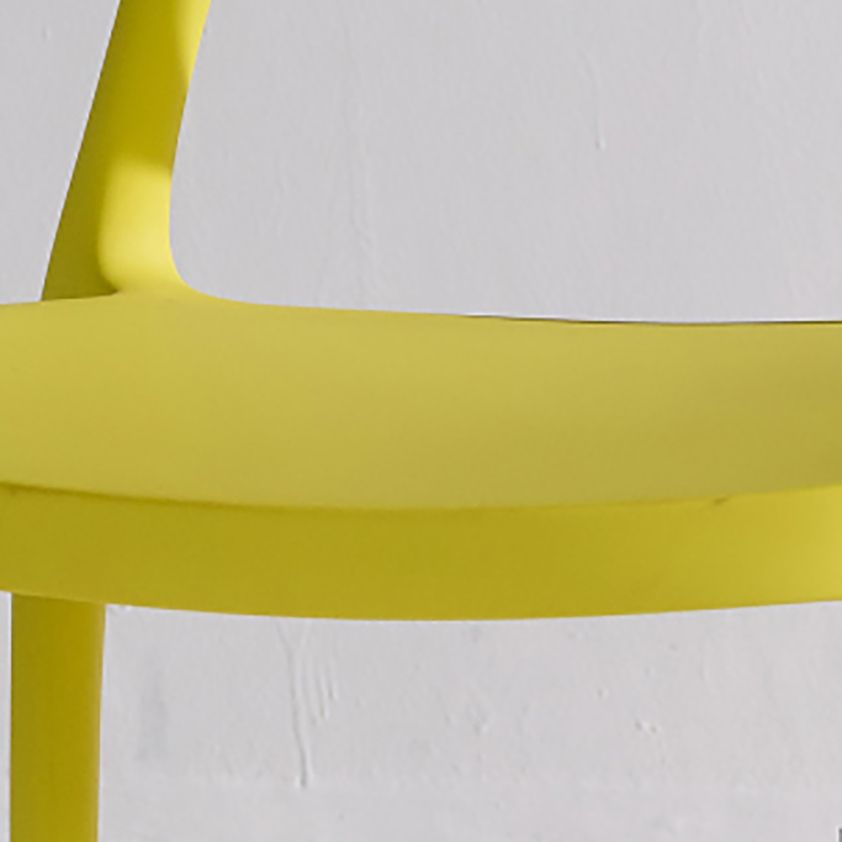 Minimalist Plastic Dining Armless Chair Open Back Dining Side Chair Clearhalo 'Dining Chairs' 'Dining Tables & Seating' 'dining_chair' 'furn' 'furn_dining_chair' 'Furniture' 'furniture_dining_chair' 'Kitchen & Dining Furniture' 1200x1200_f4e4edb2-eba4-4ab4-9ccf-26cfe046e1f7