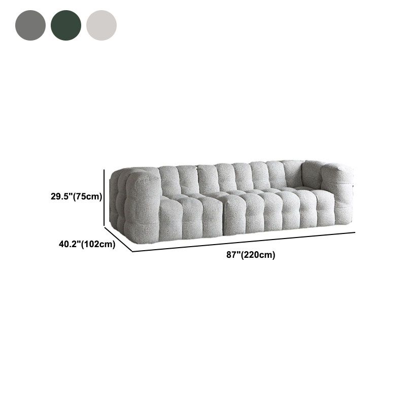 Almohada de la almohada Sofá con la lana de brazo de esmoquin contemporánea - 40.16 "D