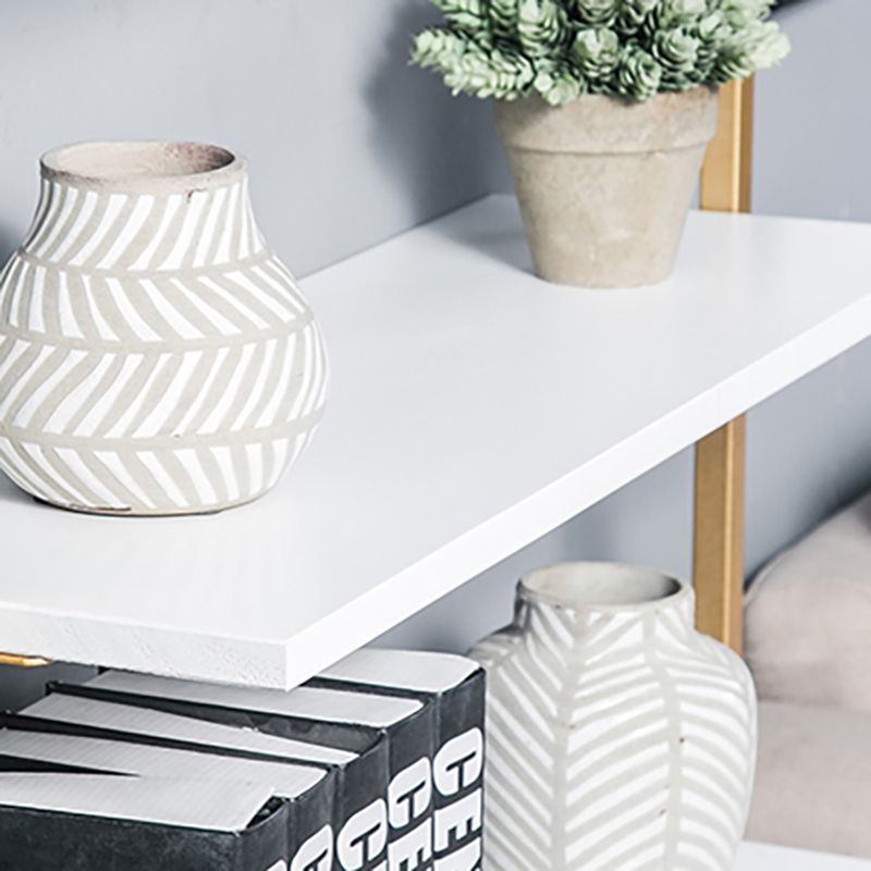 Contemporary Wall Unit Bookcase Metal Frame Pine Wood Shelf Bookshelf Clearhalo 'Bookcases' 'furn' 'furn_bookcases' 'Furniture' 'furniture_bookcases' 'Office Furniture' 1200x1200_f4e6e10b-70e5-4ee5-9322-3608452a838c