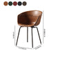 Contemporary Style Leather Dining Chairs Solid Back Armless Dining Chairs Clearhalo ' kitchen&dining_furn' 'Dining Chairs' 'Dining Tables & Seating' 'dining_chair' 'furn' 'furn_dining_chair' 'Furniture' 'furniture_dining_chair' 'Kitchen & Dining Furniture' 'kitchen' 1200x1200_f4e82bab-52ec-4b6c-91f3-52c298db134b