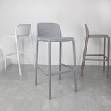 Scandinavia Style Bar-stool Square Seat PP Legs for Kitchen Bar Clearhalo 'Bar Furniture' 'Bar Stools' 'bar_stools' 'furn' 'furn_bar_stools' 'furniture_bar_stools' 'Kitchen & Dining Furniture' 'kitchen&dining_furn' 'kitchen' 'kitchen_furn' Furniture' 1200x1200_f4e91612-4981-4a0d-9327-52cb186d8dbb