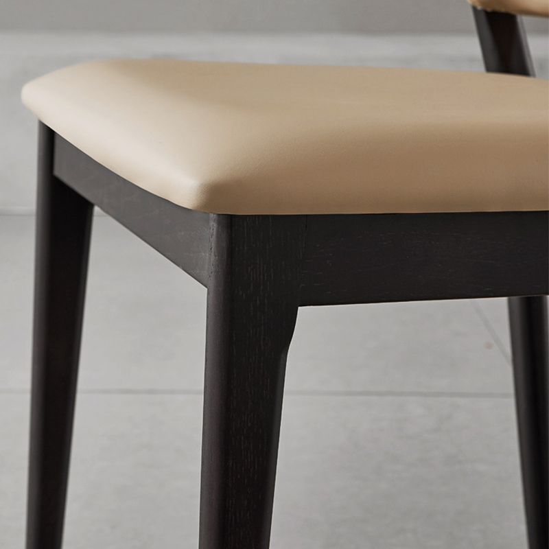 Contemporary Style Side Chair Wood Open Back Dining Room Chair for Brasserie Clearhalo 'Dining Chairs' 'Dining Tables & Seating' 'dining_chair' 'furn' 'furn_dining_chair' 'Furniture' 'Kitchen & Dining Furniture' 1200x1200_f4e93dc1-5531-41a2-9b46-2366e311d1eb