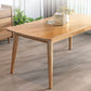 Rectangular Modern Solid Wood Dining Table Natural Finish Dining Furniture with Four-leg Clearhalo ' dining_table' 'Dining Tables & Seating' 'Dining Tables' 'Furniture' 'furniture_dining_table' 'Kitchen & Dining Furniture' 'kitchen&dining_furn' 'kitchen' 'kitchen_dining_table' 1200x1200_f4ead466-bd49-4ad7-ae1e-966d80d669b5