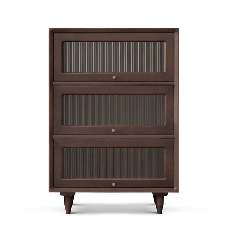 Modern Rectangle Cabinet Knobs Wood Side Cabinet with Drawer Clearhalo 'Cabinets & Chests' 'cabinets_chests' 'furn' 'furn_cabinets_chests' 'Furniture' 'Living Room Furniture' 1200x1200_f4ed84ee-0beb-4b61-9a64-ea42fe8a9611