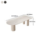 Contemporary Style Dining Table 3 Legs for Dining Room Kitchen Home Furniture