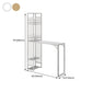Glam Rectangle Bar Set 1/2 Pieces Self-Storing Leaf Pub Table with Upholstered Stool Clearhalo 'Bar Furniture' 'furn' 'furn_home_bar_bar_sets' 'Furniture' 'Home Bars & Bar Sets' 'home_bar_bar_sets' 'Kitchen & Dining Furniture' 1200x1200_f4f0afdb-6409-4348-9906-6afb8e53cfd3