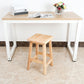 Modern Armless Backless Counter Stool Wood Household Bar Stool with Wooden Seat and Pedal Clearhalo 'Bar Furniture' 'Bar Stools' 'bar_stools' 'furn' 'furn_bar_stools' 'furniture_bar_stools' 'Kitchen & Dining Furniture' 'kitchen&dining_furn' 'kitchen' 'kitchen_furn' Furniture' 1200x1200_f4f124c1-cef9-438a-997d-fc57edb93c80