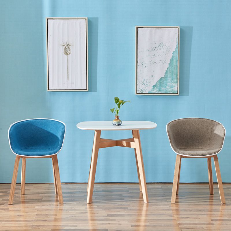 Contemporary Style Chair Dining Arm Chair with Wooden Legs for Kitchen Clearhalo ' kitchen&dining_furn' 'Dining Chairs' 'Dining Tables & Seating' 'dining_chair' 'furn' 'furn_dining_chair' 'Furniture' 'furniture_dining_chair' 'Kitchen & Dining Furniture' 'kitchen' 1200x1200_f4f188d2-4950-43d1-91c4-8461f7829da1