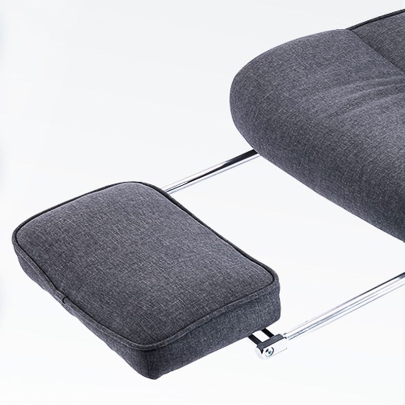 Sedia da scivolo moderna armi imbottiti nessuna sedia ergonomica angosciante con ruote