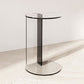 11" Wide Glam Side Table Sled Acrylic Clear Accent Side Table