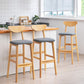 Scandinavian Footrest Solid Wood Bar Stool Low Back Home Stool Clearhalo 'Bar Furniture' 'Bar Stools' 'bar_stools' 'furn' 'furn_bar_stools' 'Furniture' 'furniture_bar_stools' 'Kitchen & Dining Furniture' 1200x1200_f4f5c623-1e91-4b77-ba11-62f8d0711f2f