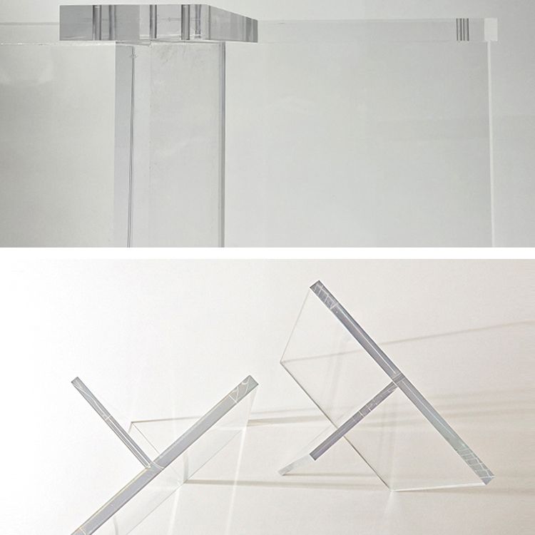 Acrylic Contemporary Rectangular Dining Table Sintered Stone Table for Dining Room and Kitchen Clearhalo ' dining_table' 'Dining Tables & Seating' 'Dining Tables' 'furn' 'furn_dining_table' 'Furniture' 'furniture_dining_table' 'Kitchen & Dining Furniture' 'kitchen&dining_furn' 'kitchen' 'kitchen_dining_table' 1200x1200_f4f65665-315b-499f-b969-790339392400