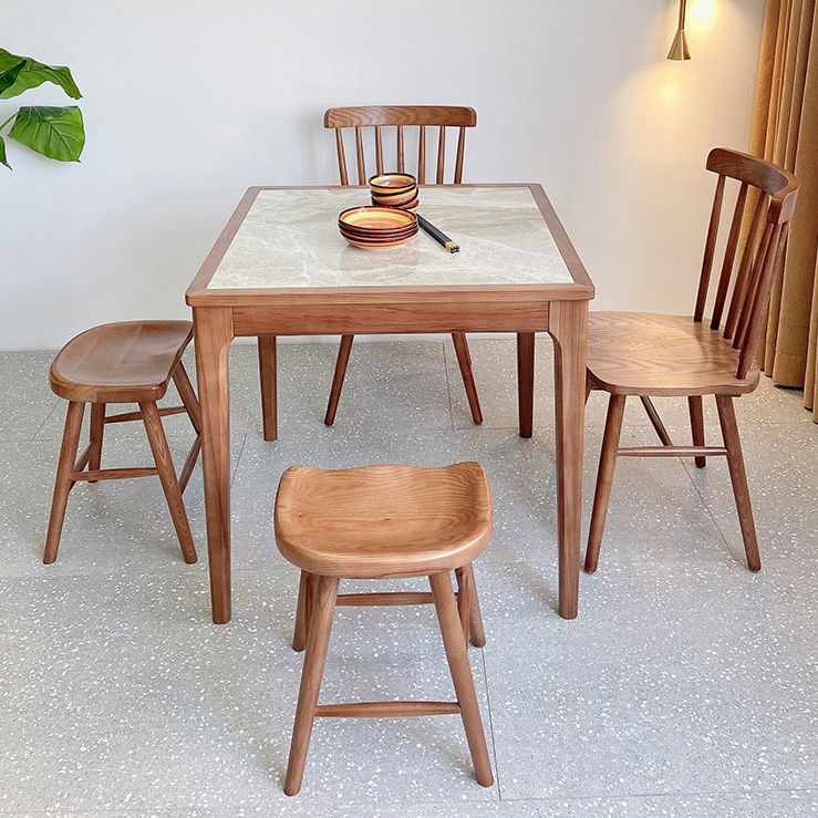 Industrial Gray Sintered Stone Table Standard Kitchen Dining Table with 4 Legs Base Clearhalo ' dining_table' 'Dining Tables & Seating' 'Dining Tables' 'furn' 'furn_dining_table' 'Furniture' 'furniture_dining_table' 'Kitchen & Dining Furniture' 'kitchen&dining_furn' 'kitchen' 'kitchen_dining_table' 1200x1200_f4f6a9a2-d54b-46b5-a837-5998b7ababd2