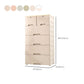 Dusineurs de chambre Armoire d'armoire de rangement en plastique moderne