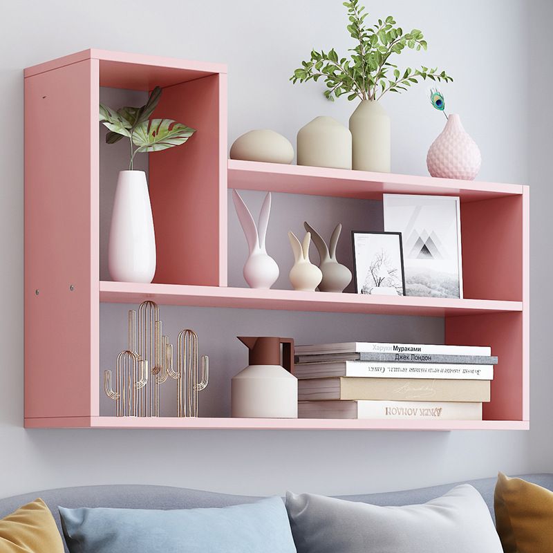 Modern Engineered Wood Bookcase, Geometric Bookshelf for Any Room Clearhalo 'Bookcases' 'furn' 'furn_bookcases' 'Furniture' 'Office Furniture' 1200x1200_f4f7a0a3-285e-4425-a2e2-36d02fee2a84