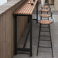 Industrial Metal Counter-height Stool Footrest Low Back Outdoor Counter Bar Stool in Black Clearhalo 'Bar Furniture' 'Bar Stools' 'bar_stools' 'furn' 'furn_bar_stools' 'Furniture' 'Kitchen & Dining Furniture' 1200x1200_f4f86fe9-c551-40bc-89c7-9a4356e25787