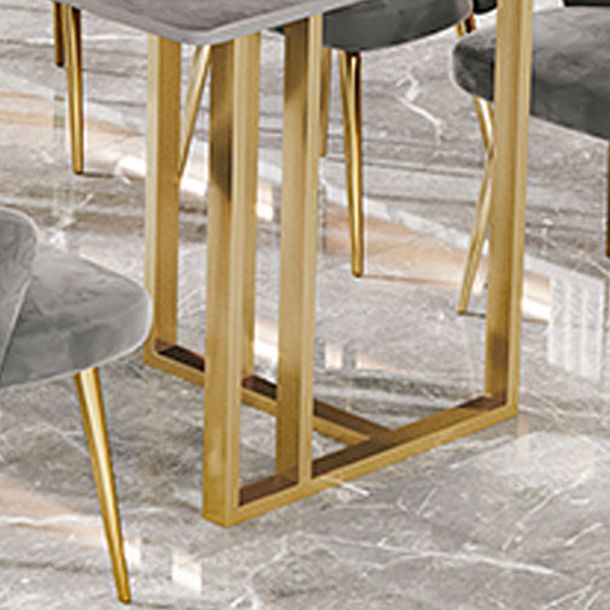 Rechteckiger Büroschreiber für industriellen Stil Sintered Stone Writes Desk