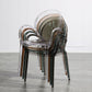 Modern Simple Arm Chair Plastic Base Stackable Dining Chair for Kitchen Clearhalo 'Dining Chairs' 'Dining Tables & Seating' 'dining_chair' 'furn' 'furn_dining_chair' 'Furniture' 'Kitchen & Dining Furniture' 1200x1200_f5045c8c-0fa1-408c-a96b-d07631925eda