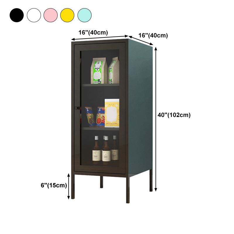 Server porta da pranzo contemporaneo Server metallico per soggiorno