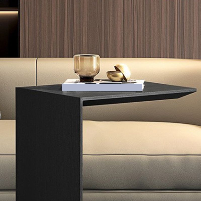 Contemporary Wood End Table Rectangular C-shape Sofa Side Accent Table Clearhalo 'Coffee & Accent Tables' 'End & Side Tables' 'end_side_tables' 'furn' 'furn_end_side_tables' 'Furniture' 'Living Room Furniture' 1200x1200_f508bf71-715a-4c08-b84b-4f46eb6bd1c9