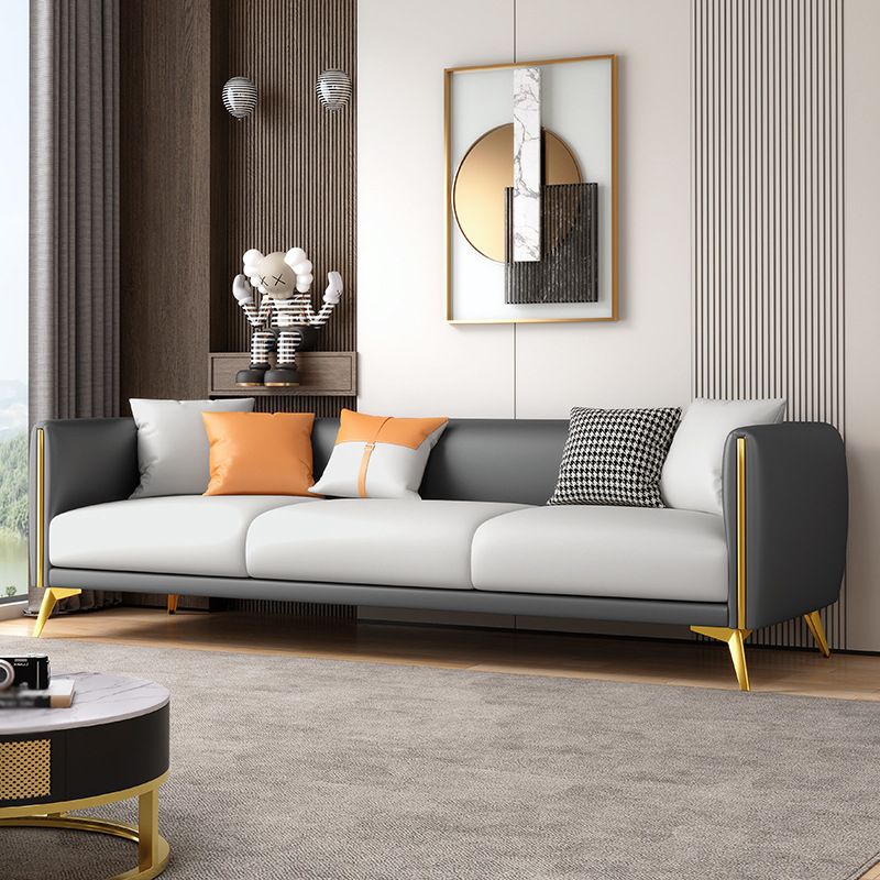 Contemporary Tight Back 4-seater Sofa with Hair Pin Legs for Apartment Clearhalo 'furn' 'furn_sofas' 'Furniture' 'furniture_sofas' 'Living Room Furniture' 'Sofa' 'sofas' 1200x1200_f50ab5ea-3483-4425-ade6-81f829478a91