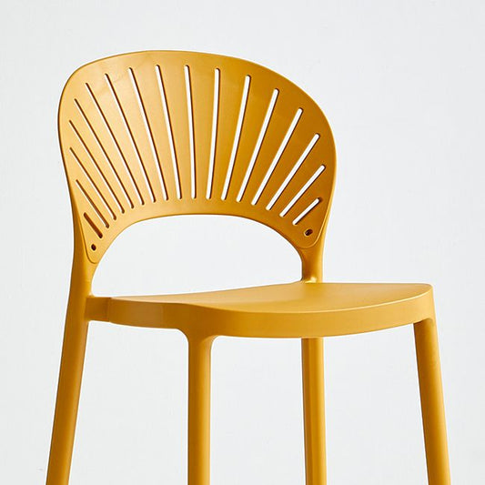 Sgabello da bar in plastica in plastica in stile contemporaneo per il ristorante