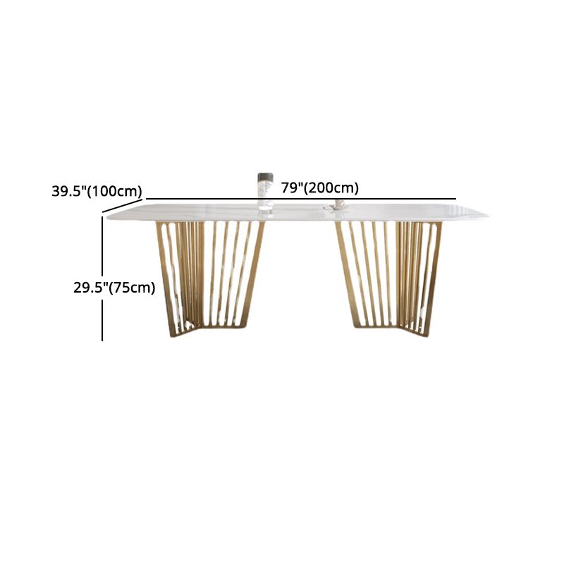 1/4/5/7 Pieces Luxury Dining Set Sintered Stone Dining Furniture with Leather Chairs Clearhalo 'Dining Room Sets' 'Dining Tables & Seating' 'dining_room_set' 'furn' 'furn_dining_room_set' 'Furniture' 'furniture_dining_room_set' 'Kitchen & Dining Furniture' 'kitchen&dining_furn' 'kitchen' 1200x1200_f50ee487-60b4-47df-8589-602dd7810e0a