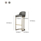 Bucket Bar Stool Contemporary Low Back Dining Stool with Footrest Clearhalo 'Bar Furniture' 'Bar Stools' 'bar_stools' 'furn' 'furn_bar_stools' 'Furniture' 'Kitchen & Dining Furniture' 1200x1200_f50fa018-410a-4404-b362-a6430783b70e