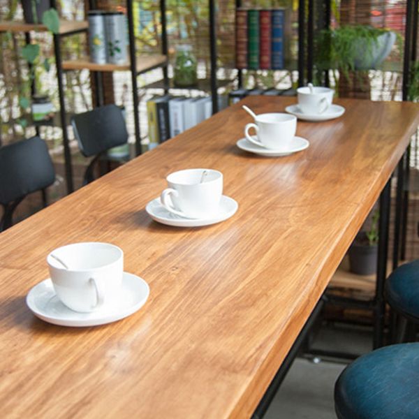 1/9 stukken tafel en ontlasting set vaste houten tellerhoogte pub set