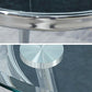 Tripod Base Dining Table Simple Glass-top Dining Table for Kitchen Home Clearhalo ' dining_table' 'Dining Tables & Seating' 'Dining Tables' 'furn' 'furn_dining_table' 'Furniture' 'furniture_dining_table' 'Kitchen & Dining Furniture' 'kitchen&dining_furn' 'kitchen' 'kitchen_dining_table' 1200x1200_f5116bb8-8420-4d09-b08d-8131710035fb