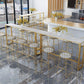 Glam Style Counter Stool Upholstered Low Back Bar Stool with Gold Frame Clearhalo 'Bar Furniture' 'Bar Stools' 'bar_stools' 'furn' 'furn_bar_stools' 'Furniture' 'Kitchen & Dining Furniture' 1200x1200_f5127b92-c96c-4017-bc32-bde9626ca51c