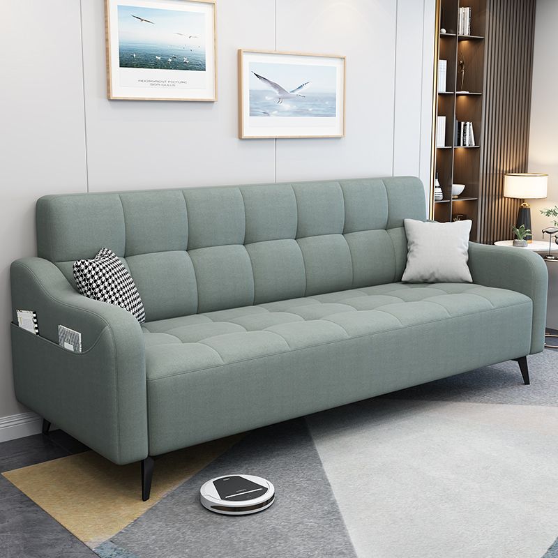 Modern Linen Charles Of London Sofa with Storage Bag for Living Room, Apartment Clearhalo 'furn' 'furn_sofas' 'Furniture' 'furniture_sofas' 'kitchen' 'kitchen_sofas' 'Living Room Furniture' 'Sofa' 'sofas' 1200x1200_f51319a4-7bfa-4635-906e-c75ea3adbbf2