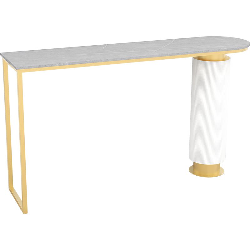 Contemporary Bar Dining Table Indoor Double Pedestal Bar Height Table Clearhalo 'Bar Furniture' 'Bar Tables' 'bar_tables' 'furn' 'furn_bar_tables' 'Furniture' 'furniture_bar_tables' 'Kitchen & Dining Furniture' 'kitchen&dining_furn' 'kitchen' 1200x1200_f51533d9-6773-4ae0-803f-39722fa4e4b5