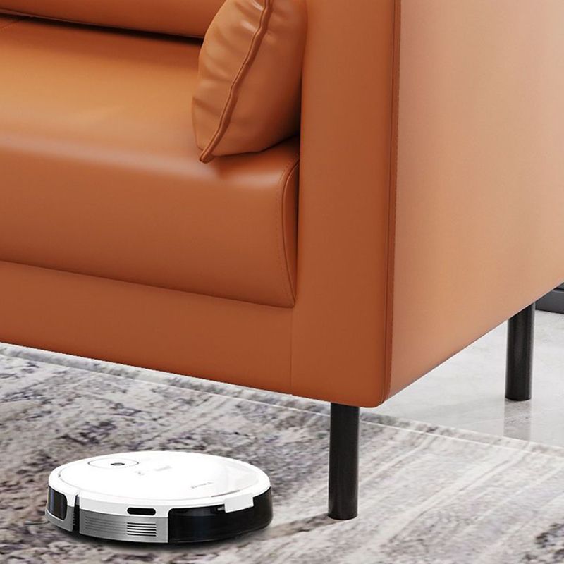 Tuxedo Arm Sofa Stain Resistant Faux Leather Standard Sofa with 4 Pillows Clearhalo 'furn' 'furn_sofas' 'Furniture' 'Living Room Furniture' 'Sofa' 'sofas' 1200x1200_f516a07b-2f0a-4dcf-8403-11e8f9741856