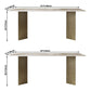 Metal Traditional Luxury Rectangle Indoor Table Sintered Stone Table for Kitchen Clearhalo ' dining_table' 'Dining Tables & Seating' 'Dining Tables' 'furn' 'furn_dining_table' 'Furniture' 'furniture_dining_table' 'Kitchen & Dining Furniture' 'kitchen&dining_furn' 'kitchen' 'kitchen_dining_table' 1200x1200_f51ac007-5d29-4c01-b7fb-40985382ae88