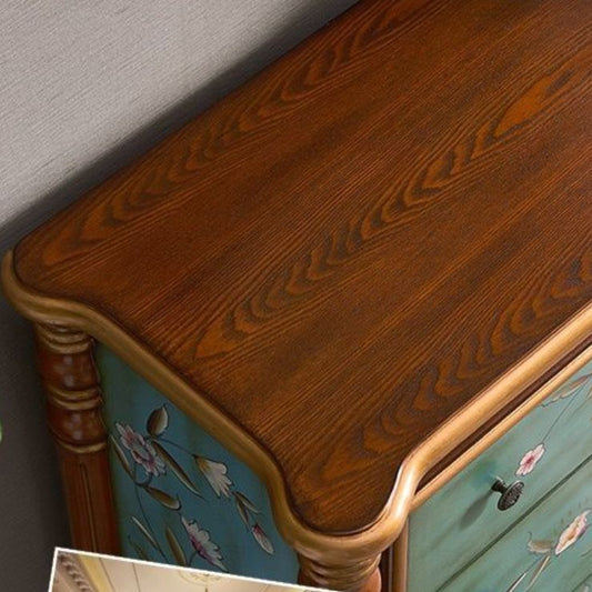 Vaste houten lingerie borst traditionele horizontale opbergkast