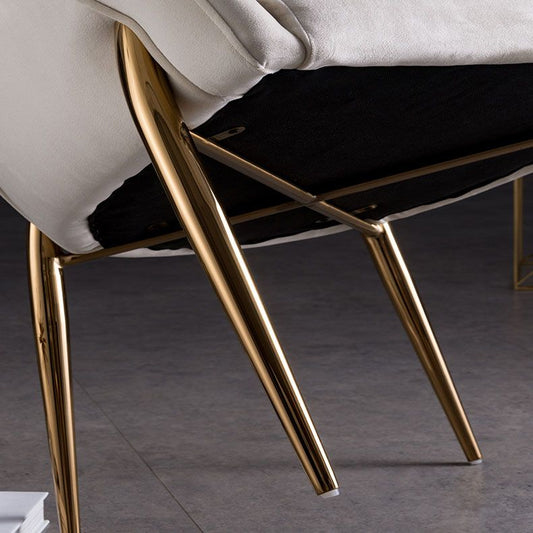 Modern Metal Dining Room Chair Velvet Side Arm Chair for Restaurant Use Clearhalo ' kitchen&dining_furn' 'Dining Chairs' 'Dining Tables & Seating' 'dining_chair' 'furn' 'furn_dining_chair' 'Furniture' 'furniture_dining_chair' 'Kitchen & Dining Furniture' 'kitchen' 1200x1200_f51b830e-e889-4b2f-82fe-e0556a0d24b4