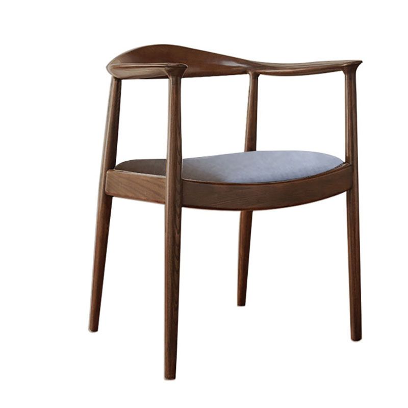 Traditional Solid Wood Dining Chair Open Back Single Dining Side Chair Clearhalo ' kitchen&dining_furn' 'Dining Chairs' 'Dining Tables & Seating' 'dining_chair' 'furn' 'furn_dining_chair' 'Furniture' 'furniture_dining_chair' 'Kitchen & Dining Furniture' 'kitchen' 1200x1200_f51d61bf-8efc-44a5-84e5-304f725fdee8